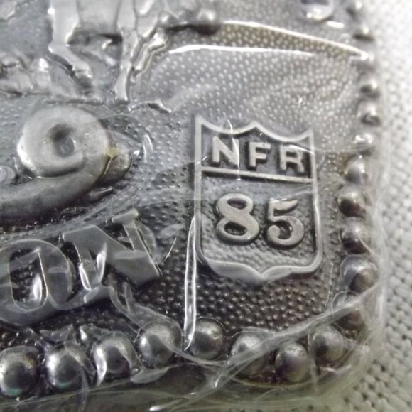 1985 Hesston National Finals Rodeo New Old Stock Belt Buckle - Picture 7 of 10